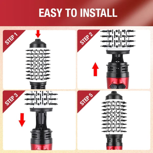 3-in-1 Hair Brush - Your perfect blow-dry, effortlessly, in less than 5 minutes.